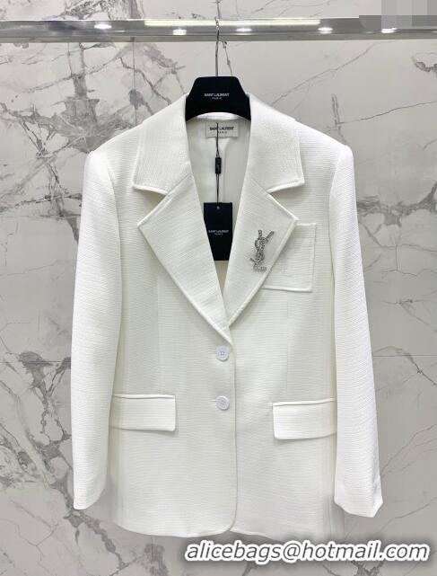 ​Top Design Saint Laurent Jacket S022712 White 2024