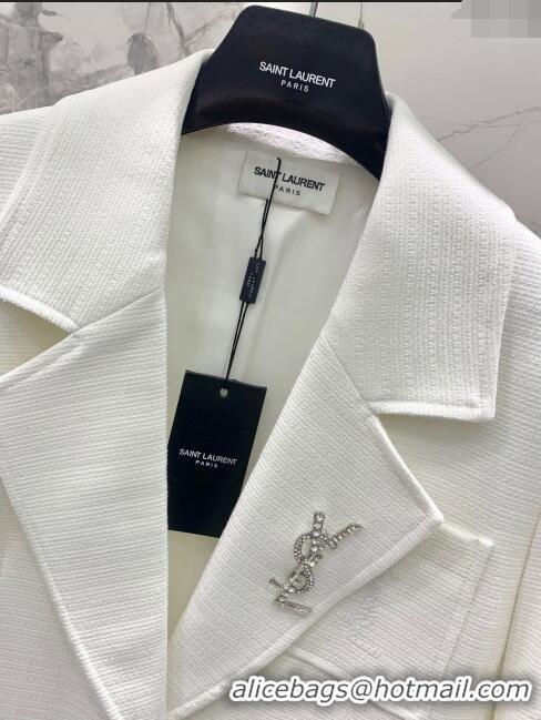 ​Top Design Saint Laurent Jacket S022712 White 2024