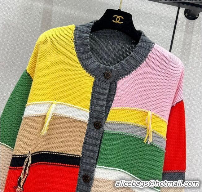 ​Reasonable Price Miu Miu Wool Cardigan M11021 Multicolor 2024