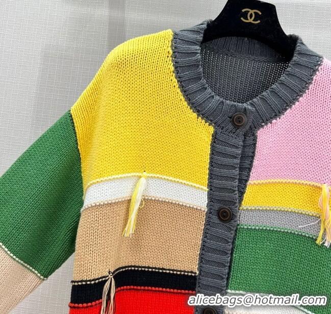 ​Reasonable Price Miu Miu Wool Cardigan M11021 Multicolor 2024