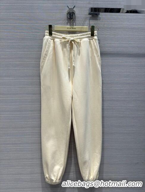 Affordable Price Miu Miu Sweatershirt and Pants M022321 Beige 2024