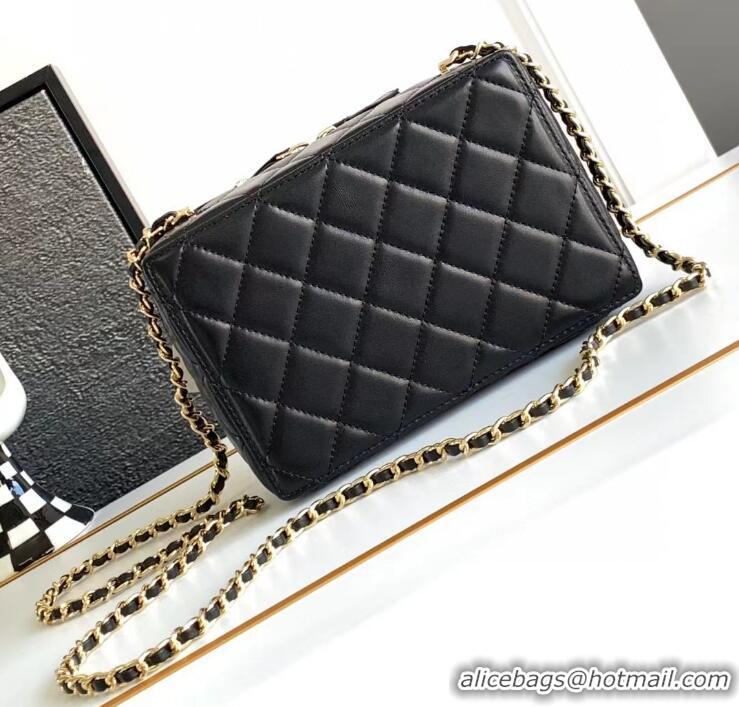 Best Price Chanel Quilted Calfskin Camera Bag AS4817 Black 2024