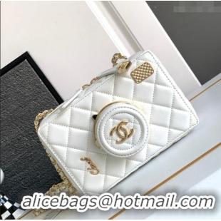 Promotional Chanel Quilted Calfskin Camera Bag AS4817 White 2024