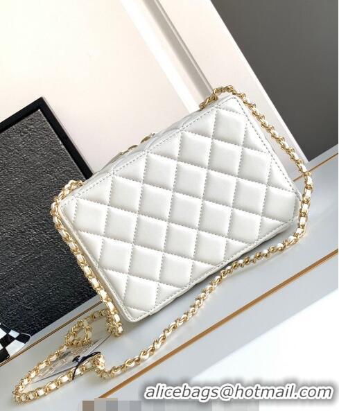 Promotional Chanel Quilted Calfskin Camera Bag AS4817 White 2024