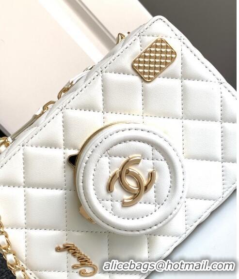 Promotional Chanel Quilted Calfskin Camera Bag AS4817 White 2024