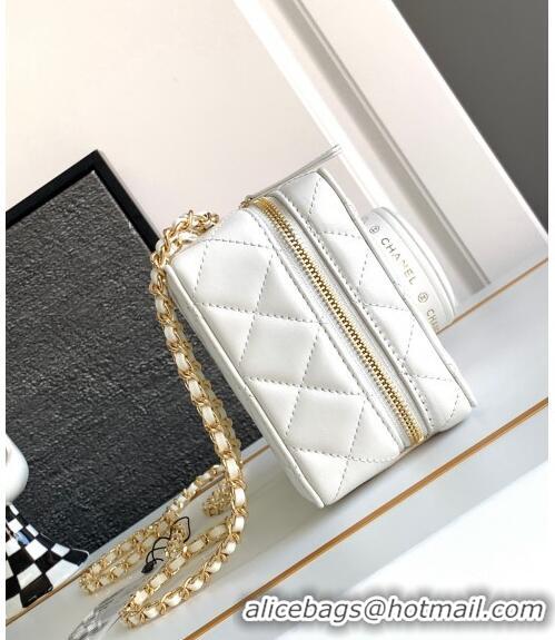 Promotional Chanel Quilted Calfskin Camera Bag AS4817 White 2024