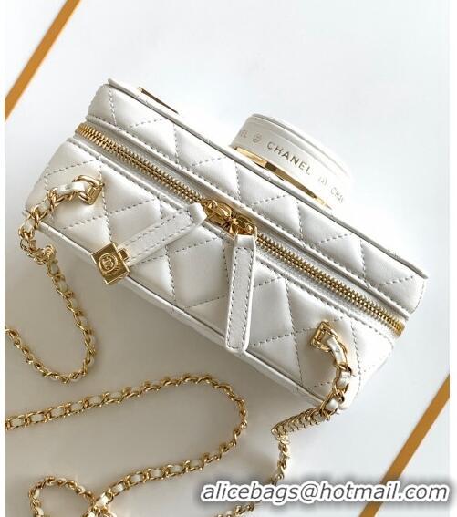 Promotional Chanel Quilted Calfskin Camera Bag AS4817 White 2024