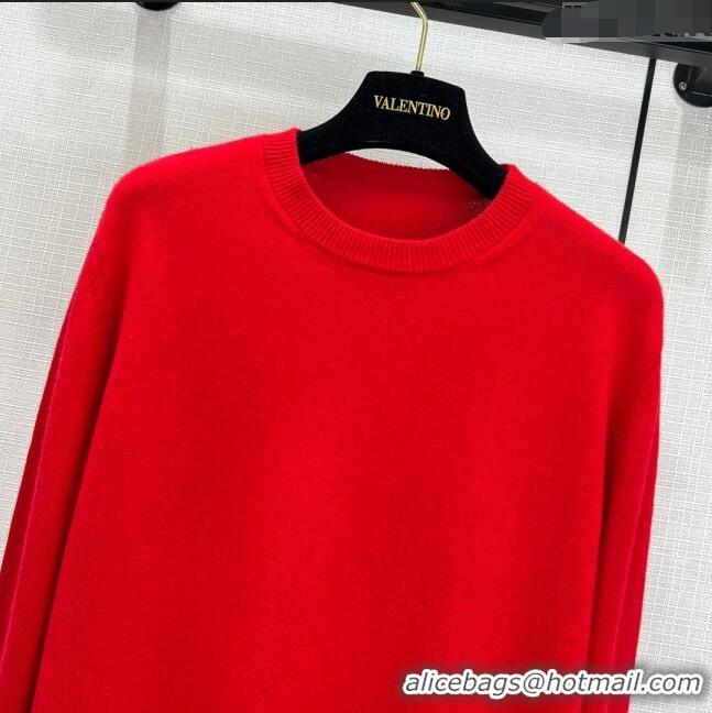 ​Affordable Price Valentino Wool Sweater V11307 Red 2024