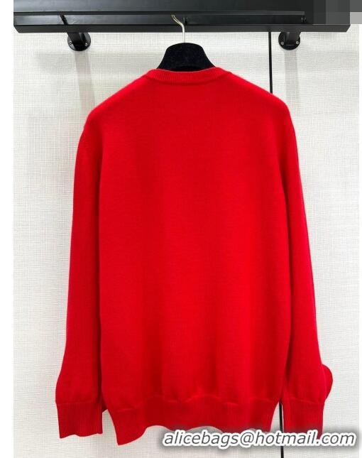 ​Affordable Price Valentino Wool Sweater V11307 Red 2024