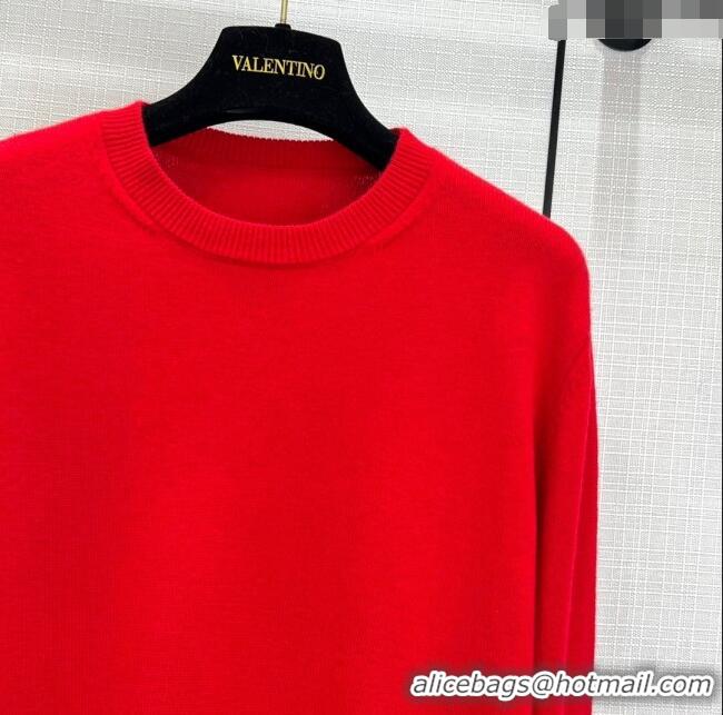 ​Affordable Price Valentino Wool Sweater V11307 Red 2024