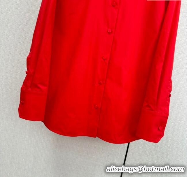 Traditional Discount Valentino Shirt V022738 Red 2024