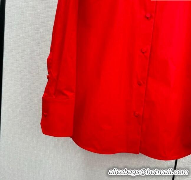 Traditional Discount Valentino Shirt V022738 Red 2024