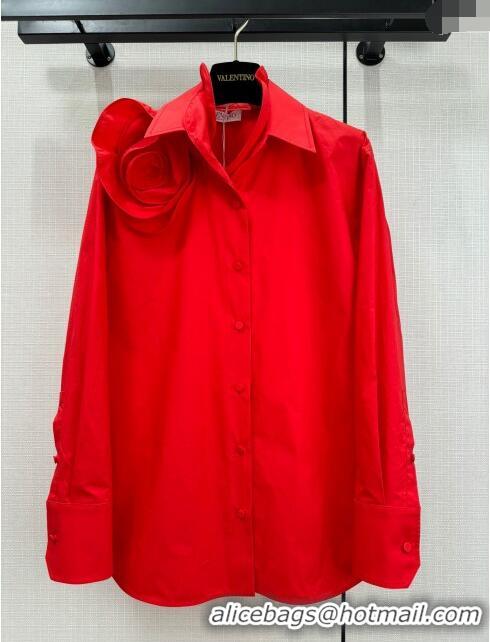 Traditional Discount Valentino Shirt V022738 Red 2024