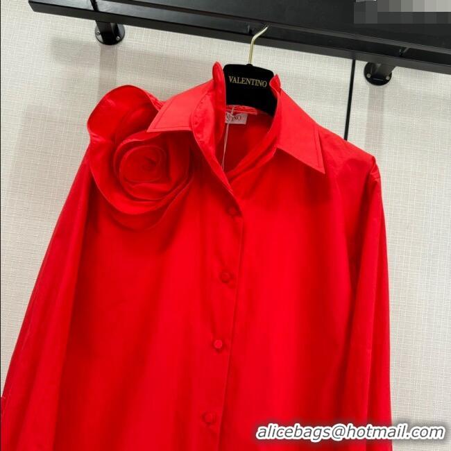 Traditional Discount Valentino Shirt V022738 Red 2024