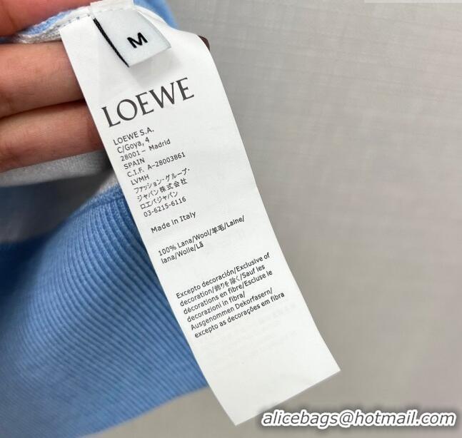 ​Grade Quality Loewe Wool Sweater L11312 Blue 2024