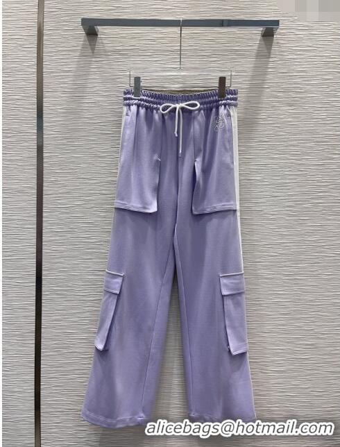 Super Quality  Loewe Jacket and Pants L031304 Purple 2024