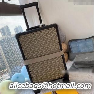 Famous Brand Goyard Luggage Travel Bag 20inches GY0314 Beige