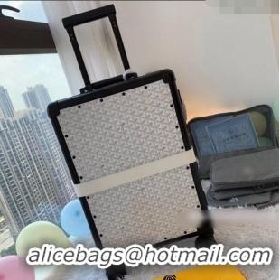 Shop Best Price Goyard Luggage Travel Bag 20inches 0314 White 2024