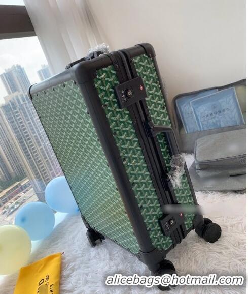 Well Crafted Goyard Luggage Travel Bag 20inches 0314 Green 2024