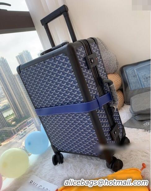 Buy Discount Goyard Luggage Travel Bag 20inches 0314 Blue