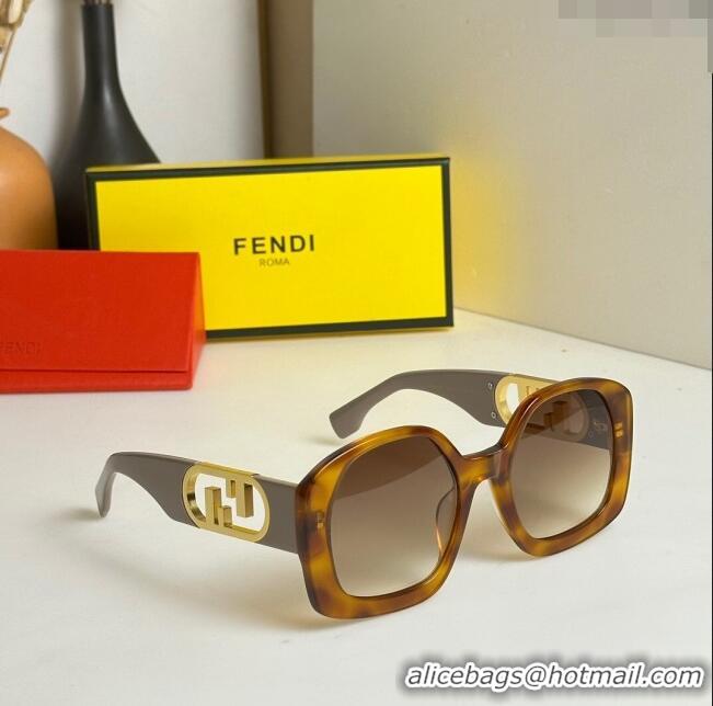 Trendy Design Fendi Sunglasses FE40048U Grey/Brown 2023 