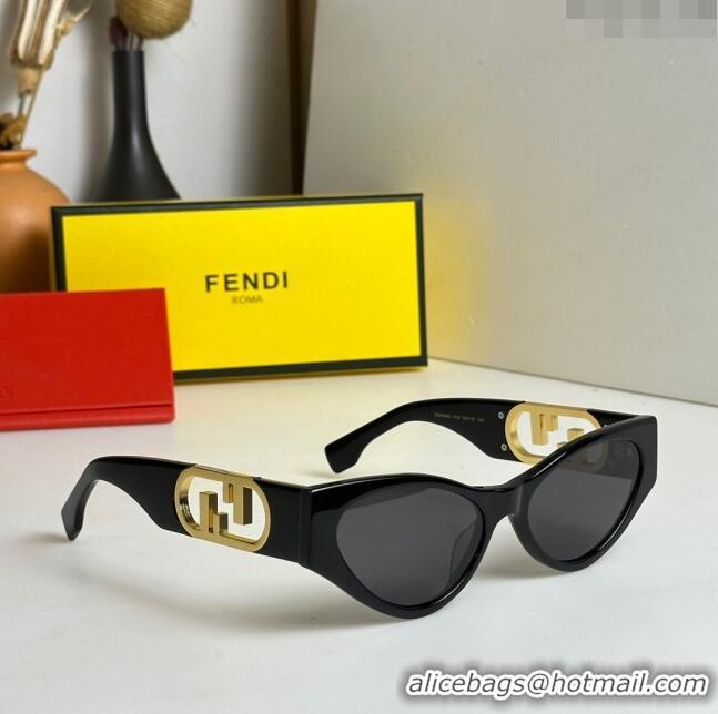 Reasonable Price Fendi O'Lock Sunglasses FE40049 Black 2023