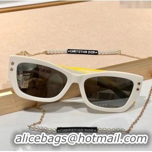 Good Product Dior DiorPacific S2U Sunglasses CD0826 White/Yellow 2023