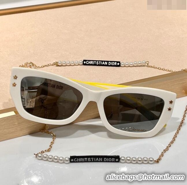 Good Product Dior DiorPacific S2U Sunglasses CD0826 White/Yellow 2023