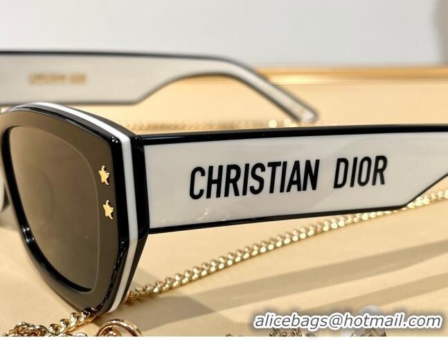 Top Quality Dior DiorPacific S2U Sunglasses CD0826 Black/White 2023