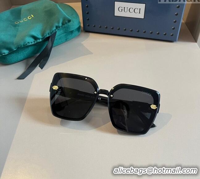 Well Crafted Gucci Sunglasses with GG Web 0304 Black 2024