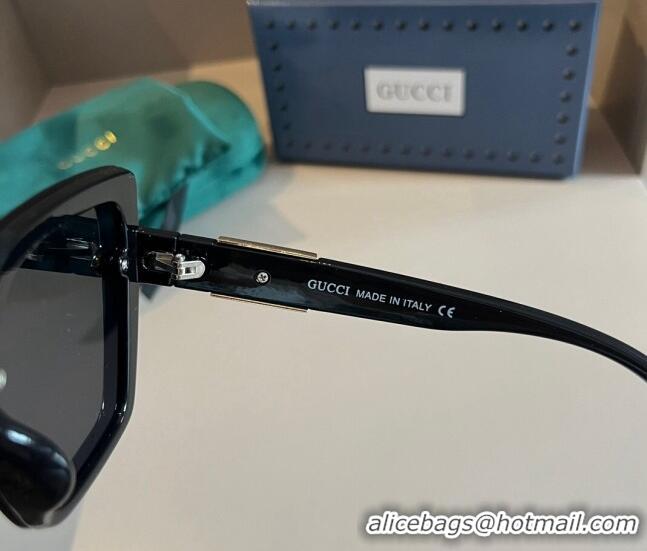 Well Crafted Gucci Sunglasses with GG Web 0304 Black 2024