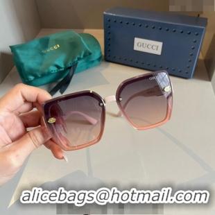 Buy Discount Gucci Sunglasses with GG Web 0304 Pink 2024 