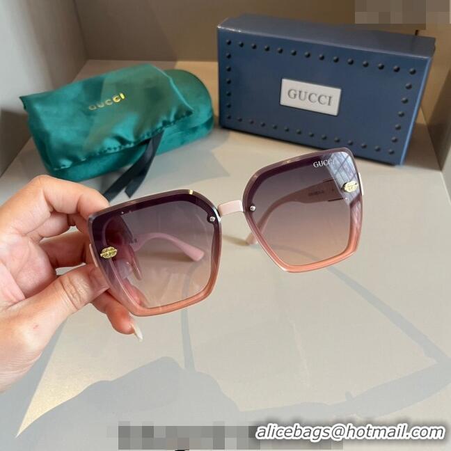 Buy Discount Gucci Sunglasses with GG Web 0304 Pink 2024 