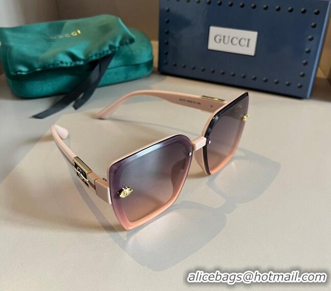 Buy Discount Gucci Sunglasses with GG Web 0304 Pink 2024 