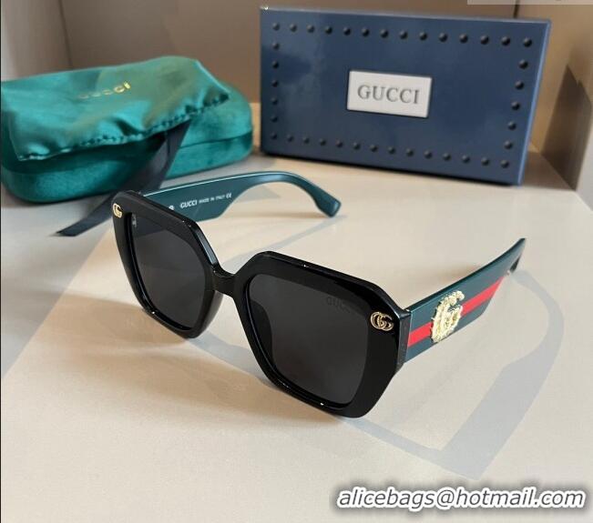 Best Price Gucci Sunglasses with GG Web 0305 Black 2024