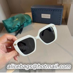 Top Quality Gucci Sunglasses with GG Web 0305 White 2024