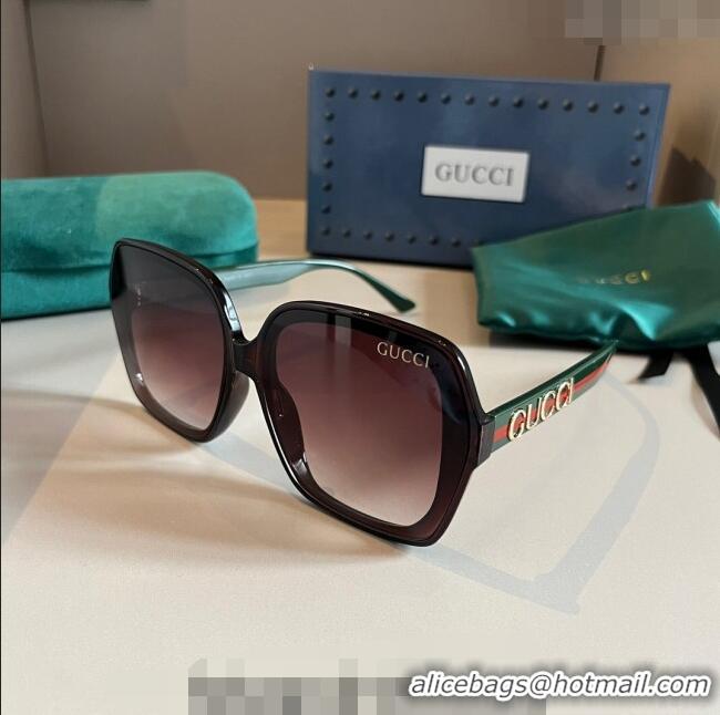 Unique Grade Gucci Sunglasses 030502 Brown 2024