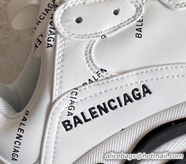 Popular Style Balenciaga Triple S Trainers Sneakers in Calf Leather Signature/White 223062