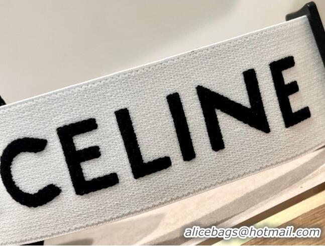 Best Price Celine Ski Mask in Plastic with Metal Studs & Mirror Lenses CE2902 White 2023