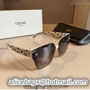 Top Quality Celine Sunglasses 030401 White 2024 