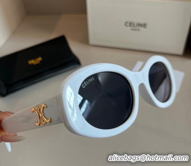 Top Quality Celine Sunglasses 030501 White 2024