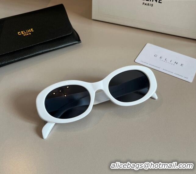 Top Quality Celine Sunglasses 030501 White 2024