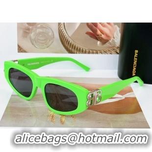 Buy Fashionable Balenciaga Sunglasses BB0095 Green 2023