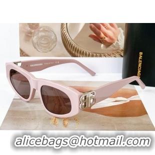 Good Looking Balenciaga Sunglasses BB0095 Pink 2023