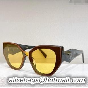 Top Quality Prada Sunglasses PR159S Yellow 2024