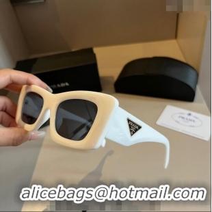 Best Price Prada Sunglasses P030502 White 2024