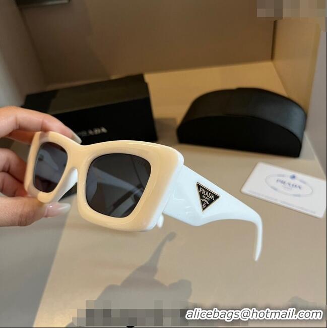 Best Price Prada Sunglasses P030502 White 2024