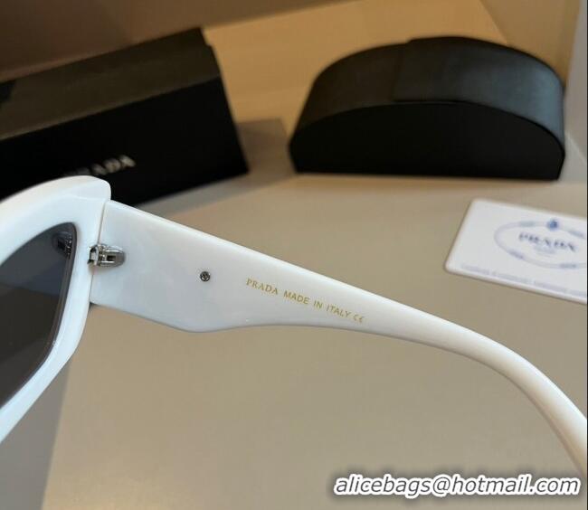 Best Price Prada Sunglasses P030502 White 2024