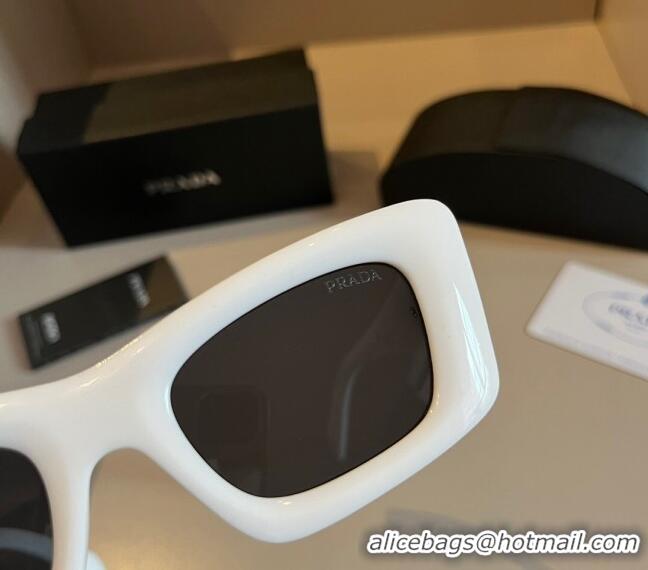 Best Price Prada Sunglasses P030502 White 2024