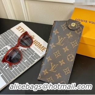 Luxury Classic Louis Vuitton Monogram Canvas Woody Glasses Pouch 0612 Brown 2023